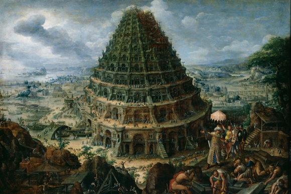Tranh tượng trưng cho câu chuyên về Tháp Babel trong Kinh Thánh