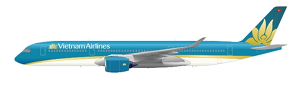 Hình ảnh logo máy bay mới của Vietnam Airlines