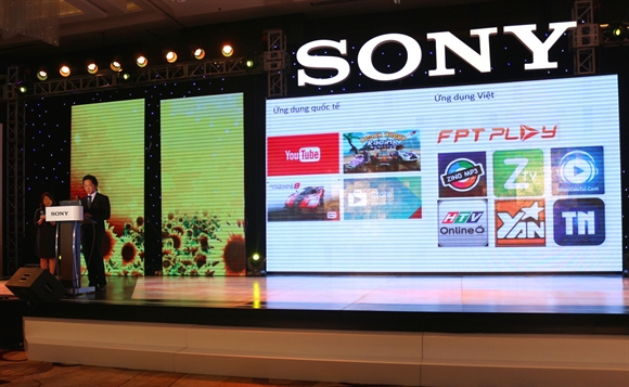 Sản phẩm FPT Play được Sony giới thiệu tại buổi họp báo