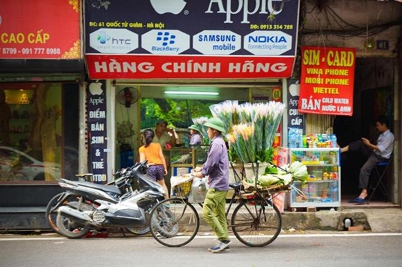 “Bao” Apple quet Viet Nam tren bao My