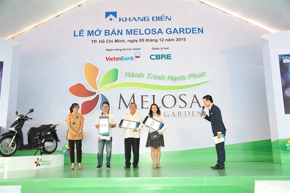 Hon 500 khach hang tham du le mo ban du an Melosa Garden cua Khang Dien