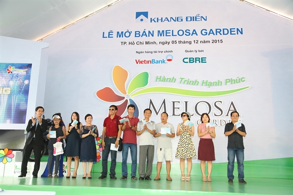 Hon 500 khach hang tham du le mo ban du an Melosa Garden cua Khang Dien