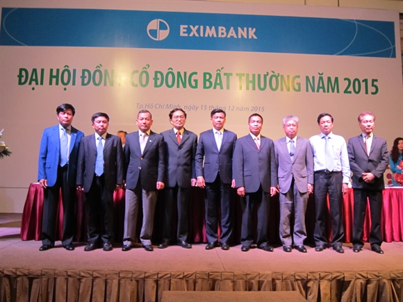 Co dong Eximbank thong qua phuong an nhan su HDQT, BKS nhiem ky moi