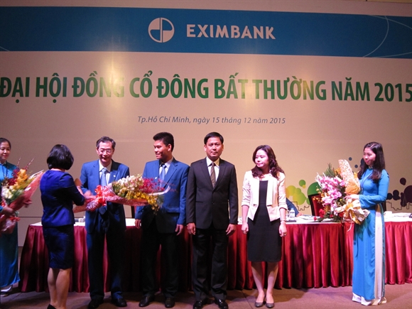 Co dong Eximbank thong qua phuong an nhan su HDQT, BKS nhiem ky moi