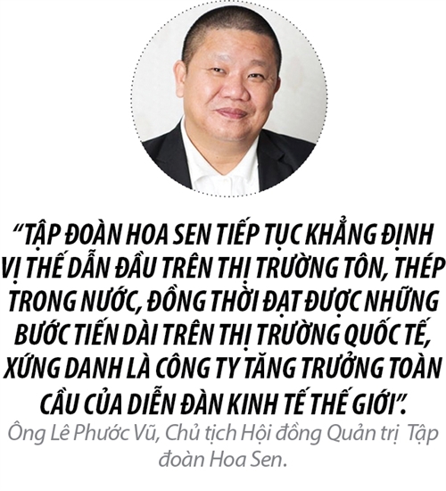 Top 50 2017: Cong ty Co phan Tap doan Hoa Sen