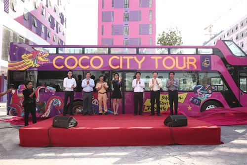  Xe buyt du lich 2 tang Coco City Tour da co mat tai Da Nang 
