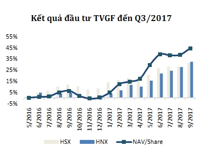 Nam giu tien mat cao, NAV quy TVGF tang truong 44,6%