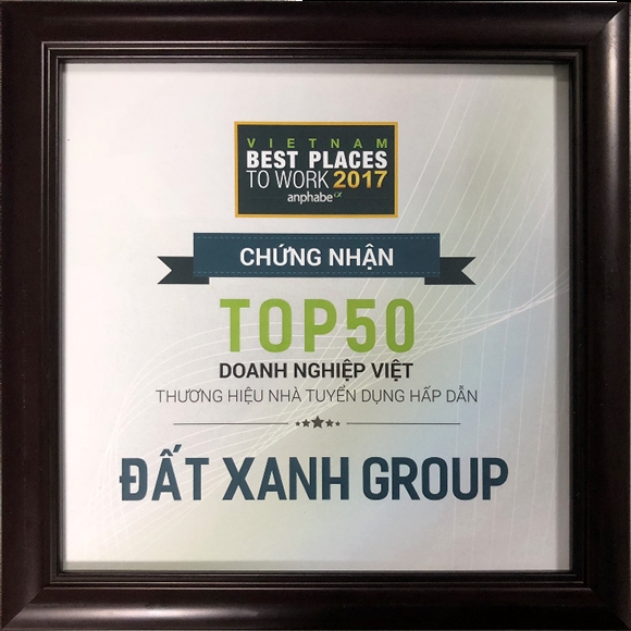 Tap doan Dat Xanh dat Top 50 thuong hieu tuyen dung hap dan