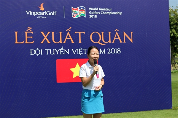 Doi tuyen Golf Viet Nam quyet tam bao ve chuc vo dich tai Giai WAGC 2018
