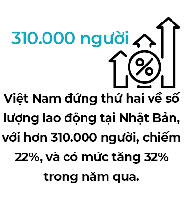 Viet Nam dung thu 2 ve lao dong lam viec tai Nhat Ban