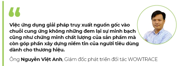 Thuong hieu nong san Viet va loi giai Blockchain