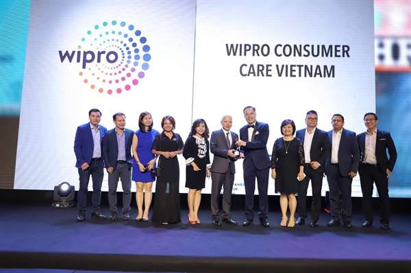 Wipro Consumer Care Viet Nam lan thu 2 nhan giai thuong: Noi lam viec tot nhat chau A