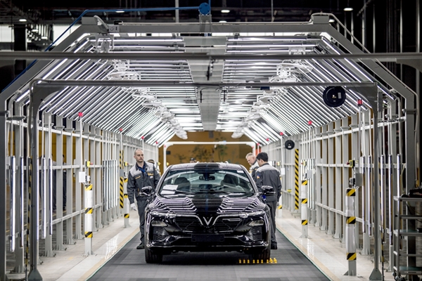 A VinFast Lux A 2.0 sedan. Photographer: Yen Duong/Bloomberg