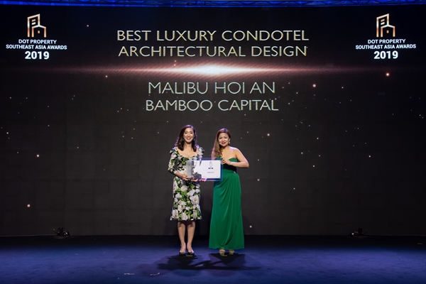 Malibu Hoi An nhan lien tiep 2 giai thuong tai Dot Property SouthEast Asia Awards 2019
