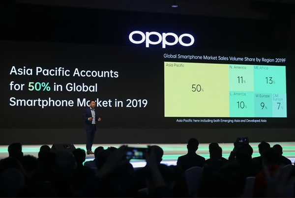Khu vực APAC là thị trường phát triển năng động, chiếm đến 50% thị phần smartphone toàn cầu năm 2019, theo GfK
