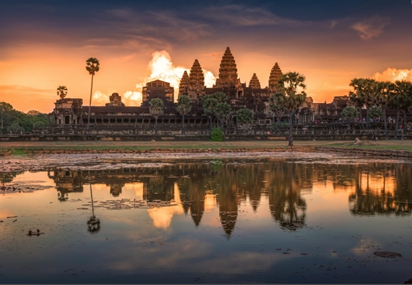 Angkor Wat, một trong những điểm du lịch của tour sông Mê Kông. Ảnh: Getty Images