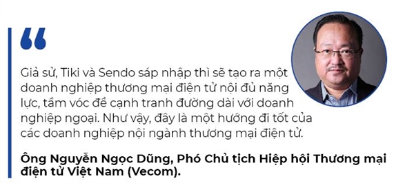 Vi sao Tiki va Sendo, 2 “ong lon” thuong mai dien tu Viet Nam, lai tinh den chuyen sap nhap?