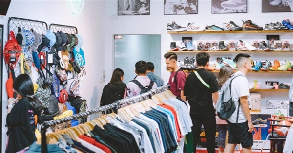 The G-Lab sneaker store in Ho Chi Minh City.