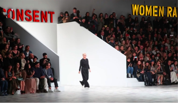 Guest were packed tight for shows such as that by Dior at Paris Fashion Week, where a Vietnamese guest at the Saint Laurent show later tested positive for coronavirus. Photo: Bertrand Rindoff Petroff/Getty Images