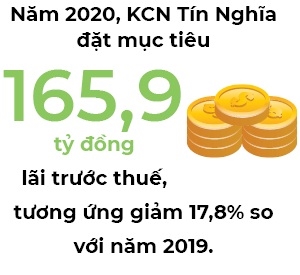 Truoc tinh hinh dich benh, KCN Tin Nghia dat muc tieu loi nhuan giam 17,8% trong nam 2020