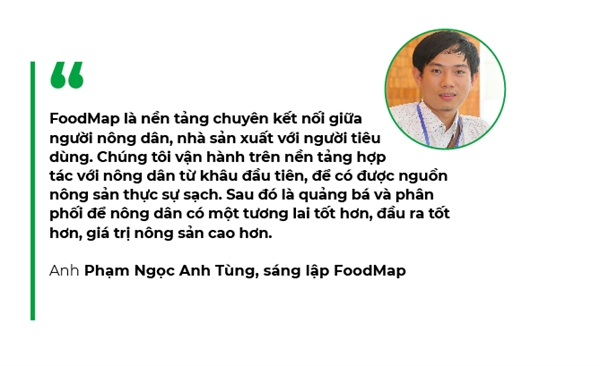 FoodMap ve ban do nong san Viet