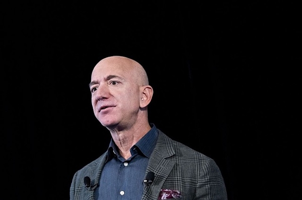 CEO Amazon Jeff Bezos. Ảnh: Bloomberg.