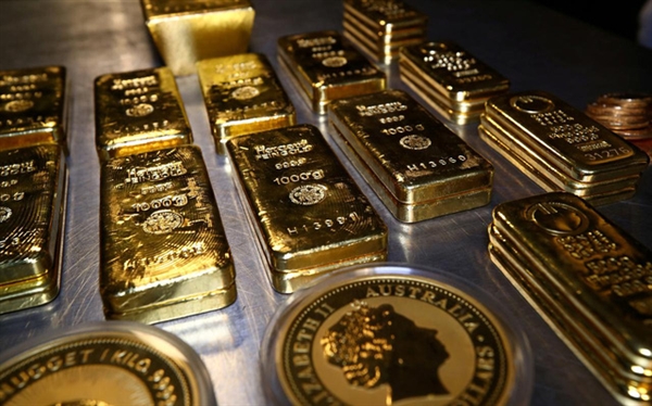 Giá vàng thế giới tăng lên mức “đỉnh” trong 3 tuần. (Ảnh minh họa: Reuters)