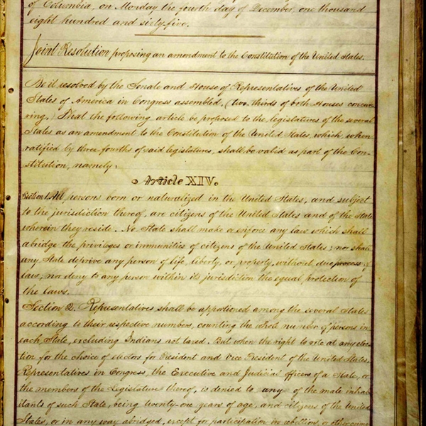 Tu chính án thứ 14 của Hiến pháp Mỹ bác bỏ nghĩa vụ với các khoản nợ của Hợp bang miền Nam thời kỳ Nội chiến