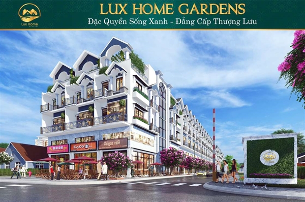  Lux Home Gardens - Một trong những dự án nhà liền thổ tạo nên hấp lực cho thị trường bất động sản khu Tây Sài Gòn.