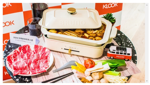 Trang web du lịch trực tuyến Hồng Kông Klook hiện cung cấp dịch vụ đặt nhà hàng và giao đồ ăn. (Ảnh được cung cấp bởi Klook) 