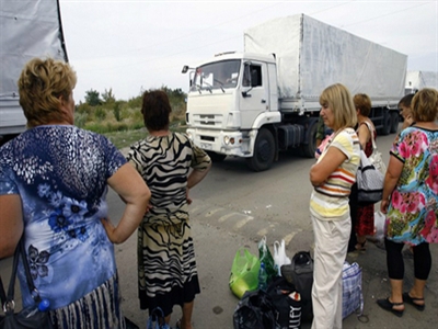 Toàn bộ đoàn xe viện trợ Nga ra khỏi lãnh thổ Ukraine