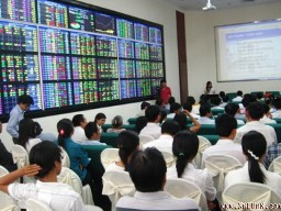 VN-Index về sát 430 điểm, giao dịch 2 sàn giảm 40% so với sáng qua