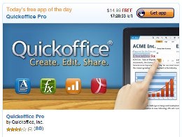 Google mua QuickOffice, tăng cường cạnh tranh với MS Office