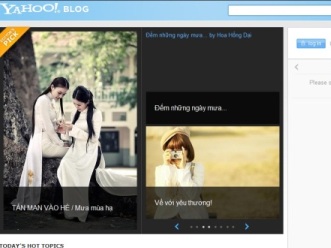 Ra mắt phiên bản Yahoo blog mới dành cho người Việt
