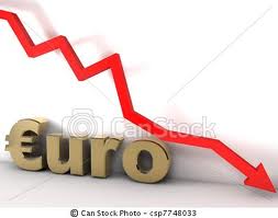 Euro xuống thấp nhất 1 tháng so với USD sau khi ECB hạ lãi suất