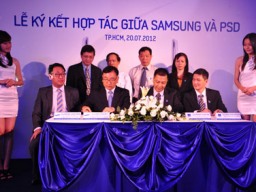 PSD chính thức là nhà phân phối của Samsung tại Việt Nam