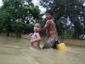 Lũ lụt khiến 85.000 người Myanmar mất nhà cửa