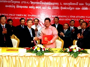 Việt Nam đầu tư hai dự án thủy điện tại nam Lào