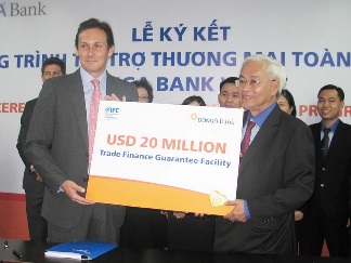 IFC tài trợ thương mại 20 triệu USD cho DongA Bank
