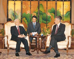 Việt Nam - Singapore ký Hiệp định về Đối tác chiến lược vào 2013