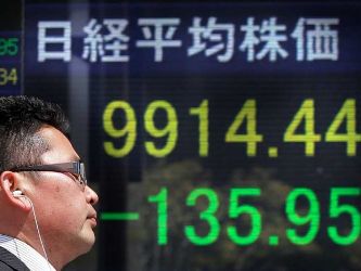 Chứng khoán châu Á giảm mạnh sau số liệu kinh tế Nhật Bản, Trung Quốc