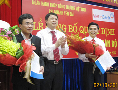 VietinBank bổ nhiệm Giám đốc chi nhánh Yên Bái