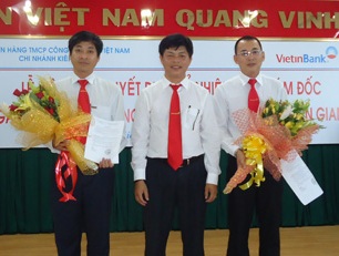 VietinBank bổ nhiệm 2 Phó Giám đốc chi nhánh Kiên Giang