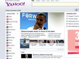 Yahoo đang thử nghiệm trang chủ mới, hỗ trợ màn hình cảm ứng