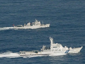 Tàu Trung Quốc lại tiến sát vùng tranh chấp với Nhật