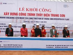 Thanh Hóa đã khởi công dự án thủy điện Trung Sơn