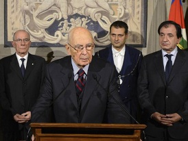 Tổng thống Italia giải tán quốc hội
