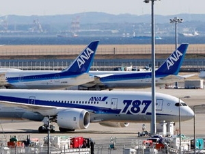 Nhật Bản hủy nhiều chuyến bay vì sự cố Boeing 787