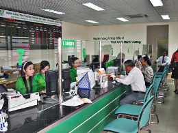 Vietcombank lợi nhuận quý I đạt hơn 1.420 tỷ đồng  giảm 15% cùng kỳ 2012