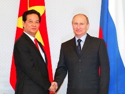 Thủ tướng Nguyễn Tấn Dũng hội kiến Tổng thống Nga V. Putin